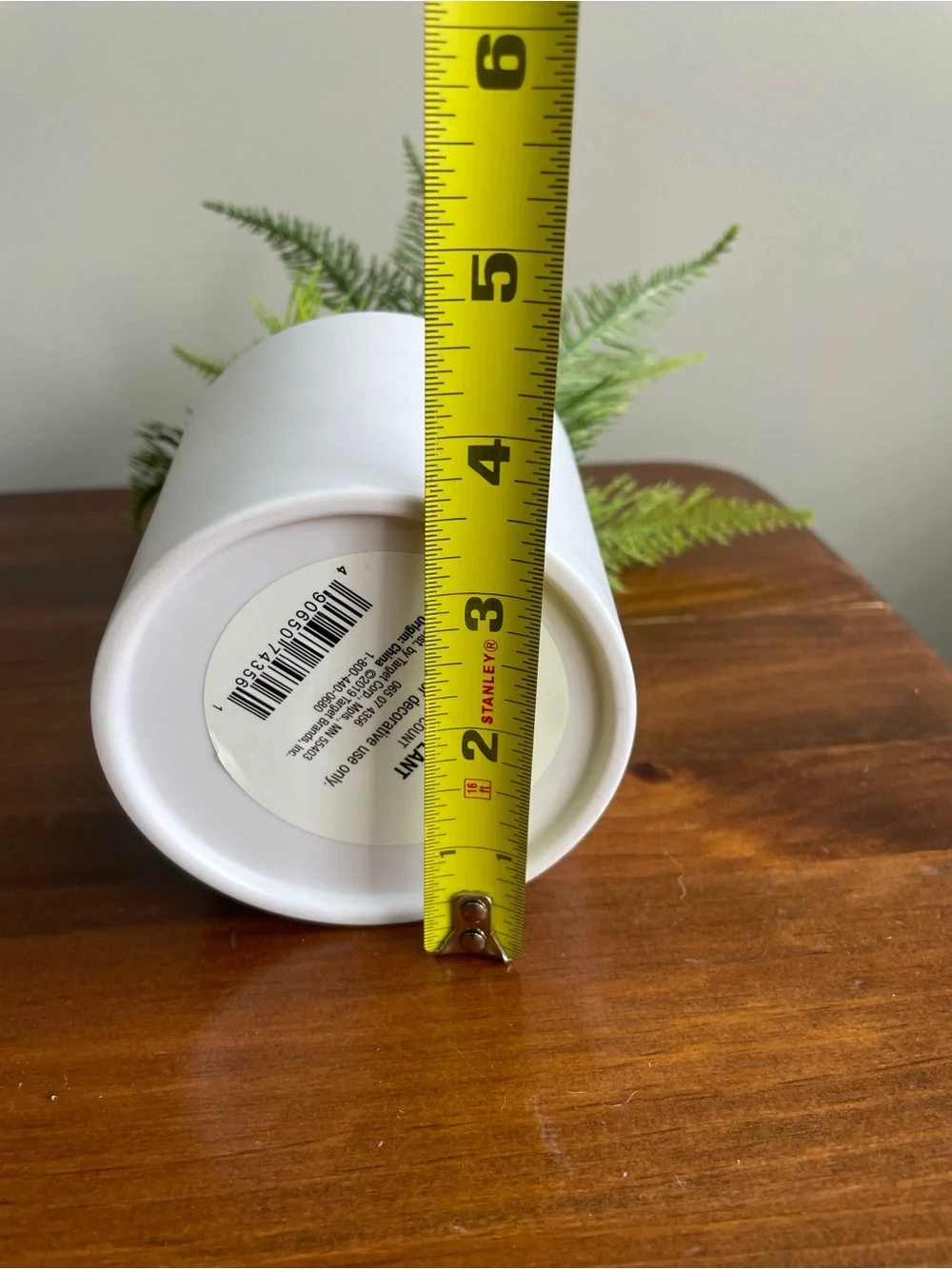 Project 62 Faux Green Fern in White Ceramic Pot